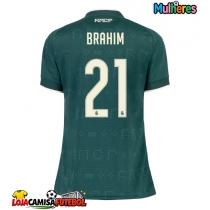 Camisa de Futebol Real Madrid Brahim Diaz #21 Equipamento Secundário Mulheres 2026-27 Manga Curta